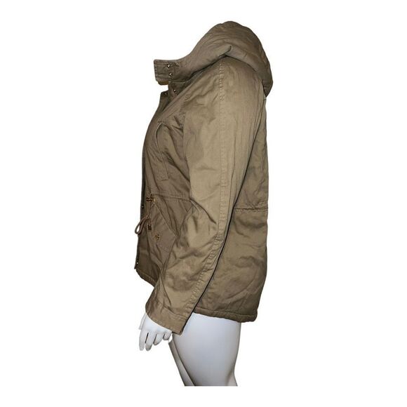 Collection B Juniors Faux-Fur-Lined White Pepper Hooded Anorak Jacket Sz XXL NWT - Picture 4 of 10